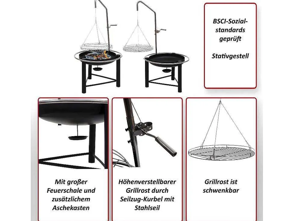 Bbq Draaigrill Mcw-K92,-Vente-unique Clearance