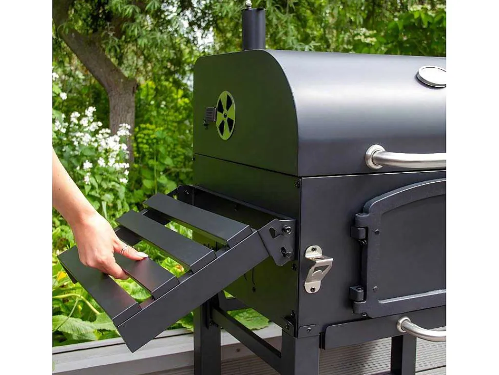 Bbq Grill Rookoven - Xl - Zwart-Monstershop Outlet