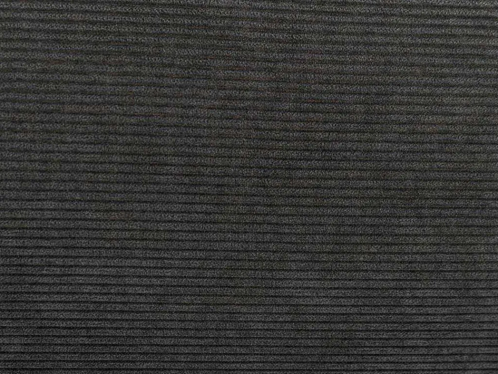 Bed 160 X 200 Cm - Ribfluweel - Antraciet - Sonetri-Vente-unique Best