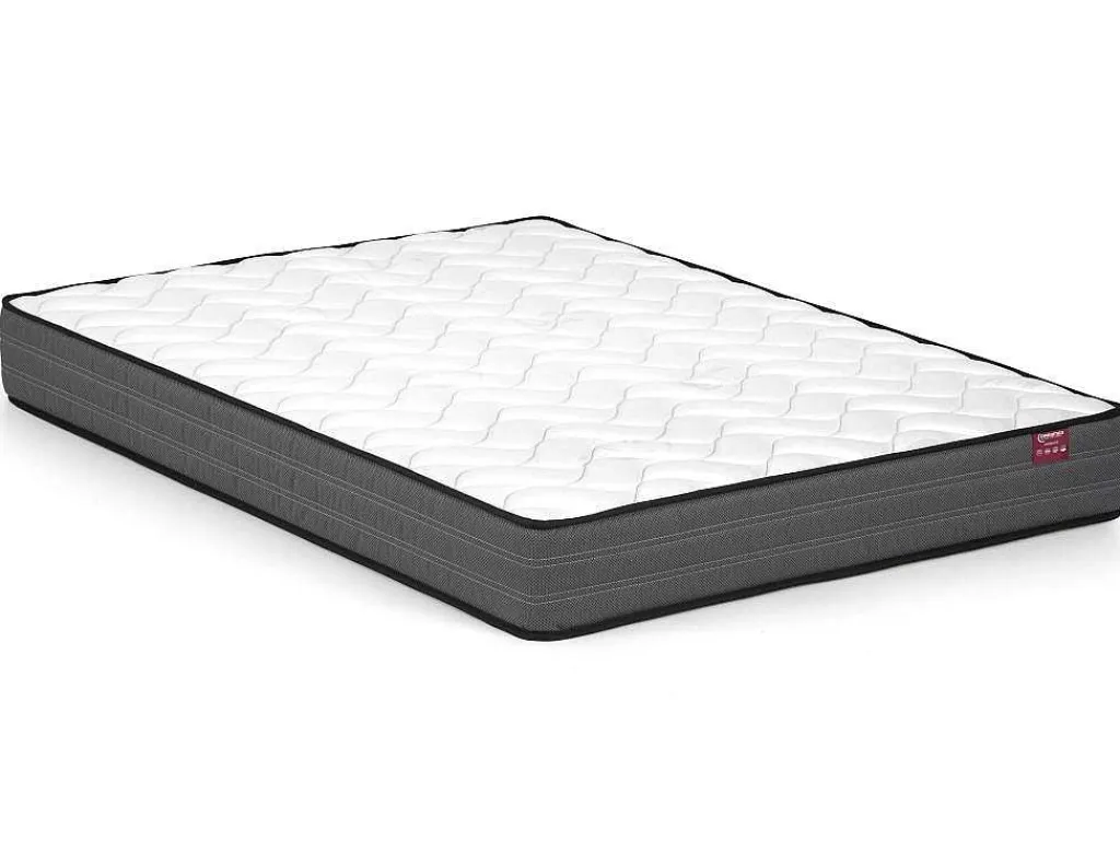 Bed Met Hoofdeinde Met Opbergruimte En Lades - 140 X 190 Cm - Kleur: Wit + Bedbodem + Matras - Leandre-Vente-unique Best