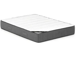 Bed Met Opbergruimte 180 X 200 Cm - Ribfluweel - Taupe + Matras - Timano-PASCAL MORABITO Clearance