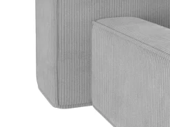 Bed Met Opbergruimte 180 X 200 Cm - Ribfluweel - Lichtgrijs - Timano - Van-PASCAL MORABITO Outlet
