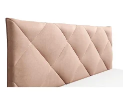 Bed Met Opbergruimte 160 X 200 Cm - Velours - Beige - Stari Van - Van-PASCAL MORABITO Hot