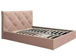 Bed Met Opbergruimte 160 X 200 Cm - Velours - Beige - Stari Van - Van-PASCAL MORABITO Hot