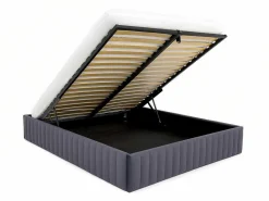 Bedbodem Met Opbergruimte 140 X 190 Cm Van Grijs Velours - Sethi Van Dreamea-Ysmée Best