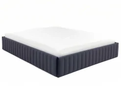 Bedbodem Met Opbergruimte 140 X 190 Cm Van Grijs Velours - Sethi Van Dreamea-Ysmée Best