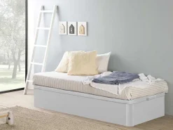 Bedbodem Met Opbergruimte Hestia Van Ysmee - Mat Wit - 90 X 190 Cm-Ysmée Clearance