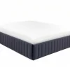 Bedbodem Met Opbergruimte 160 X 200 Cm Van Grijs Velours - Sethi Van Dreamea-Ysmée Discount