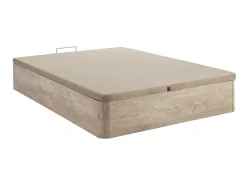 Bedset 140 X 190 Cm - Bedbodem Met Lichte Houtlook En Opbergruimte + Matras In Schuim Met Hoge Dichtheid - Heaven Van Play-DREAMEA Outlet
