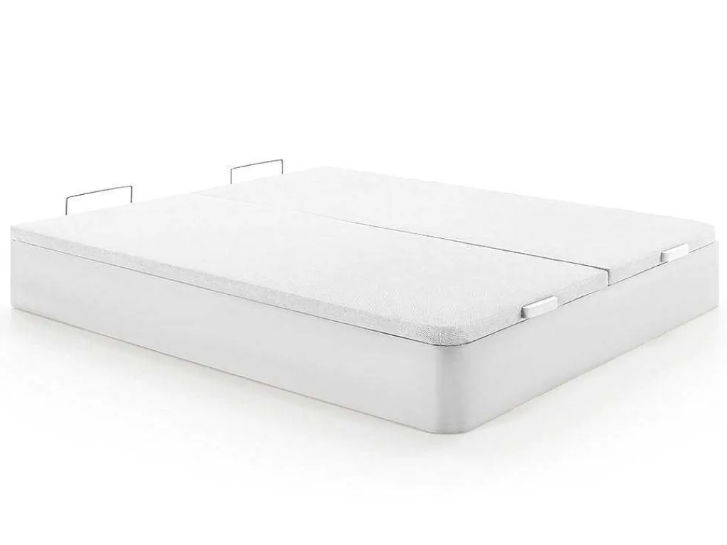 Bedset 180 X 200 Cm - Witte Bedbodem Met Opbergruimte + Matras Met Pocketveren - Marquis Van Dreamea Play-Palacio New
