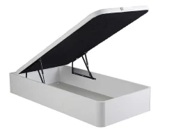 Bedset 90 X 190 Cm - Witte Bedbodem Met Opbergruimte + Matras Met Pocketveren - Prestige Van Ysmee Play-Ysmée Best