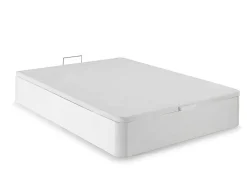 Bedset 160 X 200 Cm - Witte Bedbodem Met Opbergruimte + Matras Met Pocketveren - Marquis Van Dreamea Play-Palacio Outlet
