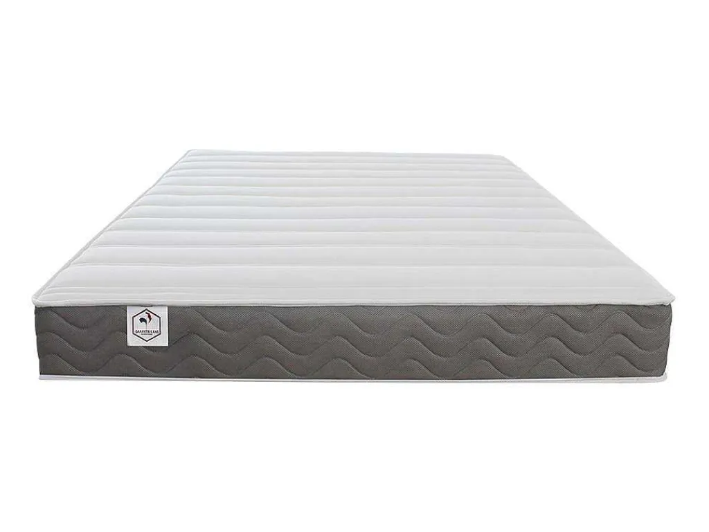 Bedset 140 X 190 Cm - Witte Bedbodem Met Opbergruimte + Matras In Schuim Met Hoge Dichtheid - Heaven Van Play-DREAMEA New