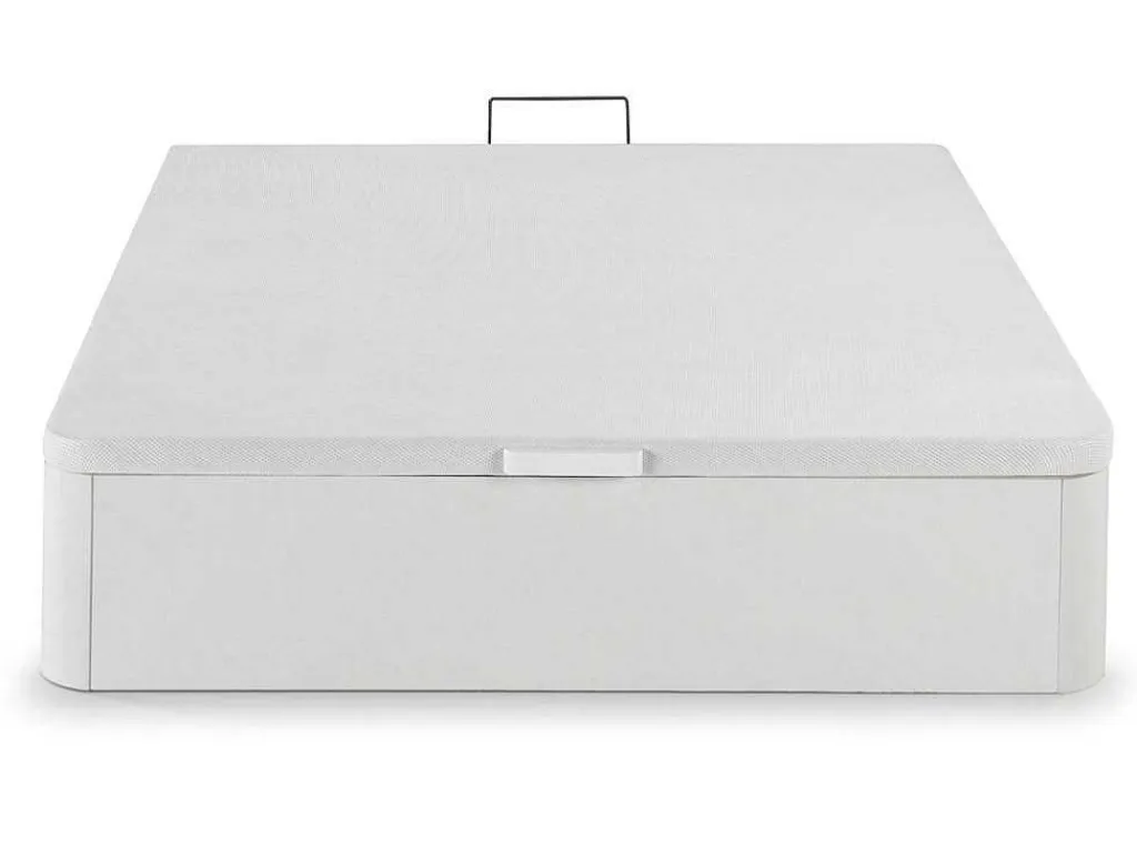 Bedset 140 X 190 Cm - Witte Bedbodem Met Opbergruimte + Matras In Schuim Met Hoge Dichtheid - Heaven Van Play-DREAMEA New