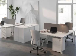 Behuizing Van Een Professioneel Mobiel Bureau - 3 Lades - Met Slot - Wit - Downtown-Workēa Hot