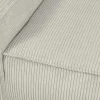 Beige Fauteuil Van Ribfluweel Amelia-Vente-unique Hot