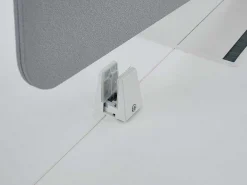 Benchbureau Voor 2 Personen - Wit - L140 Cm - Met Afscheiding - Downtown-Workēa Outlet