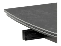 Berry Eetkamertafel 97X160/240Cm Met Extra Plaat Zwart.-Vente-unique New