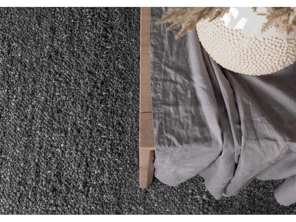 Betina Vloerkleed 230X160 Cm Wol Grijs.-Vente-unique New