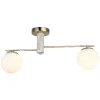 Biella Plafondlamp, Goud, Zilver, 15 X 68 X 32 Cm,-EPIKASA Hot
