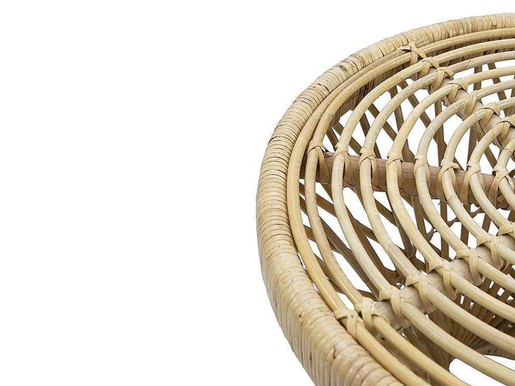 Bijzettafel Giali - Rotan - Naturelkleur-Vente-unique Clearance