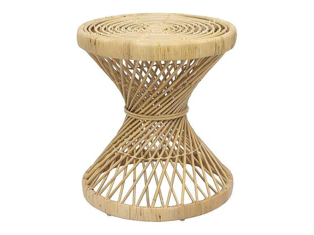 Bijzettafel Giali - Rotan - Naturelkleur-Vente-unique Clearance