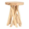 Bijzettafel Van Teakhout - Kleur: Naturel - Gayana-Vente-unique Clearance