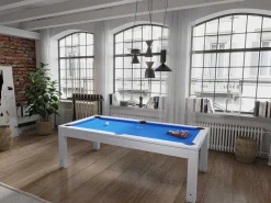 Biljart Snooker Tafel Moduleerbaar - Regelbare Hoogte - 207 X 114 X 79 Cm-Vente-unique Discount