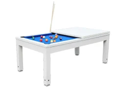 Biljart Snooker Tafel Moduleerbaar - Regelbare Hoogte - 207 X 114 X 79 Cm-Vente-unique Discount