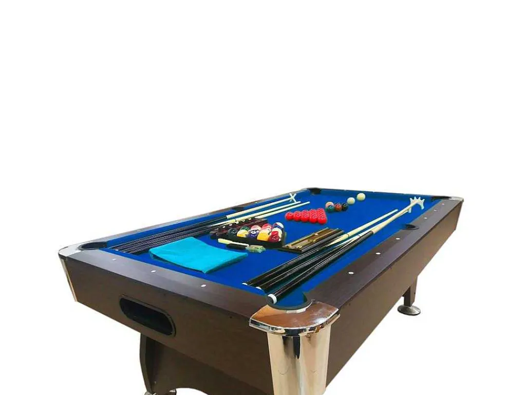 Biljarttafel 7 Voet Compleet Met Accessoires Iron Blue-ELITESHOPPING Outlet