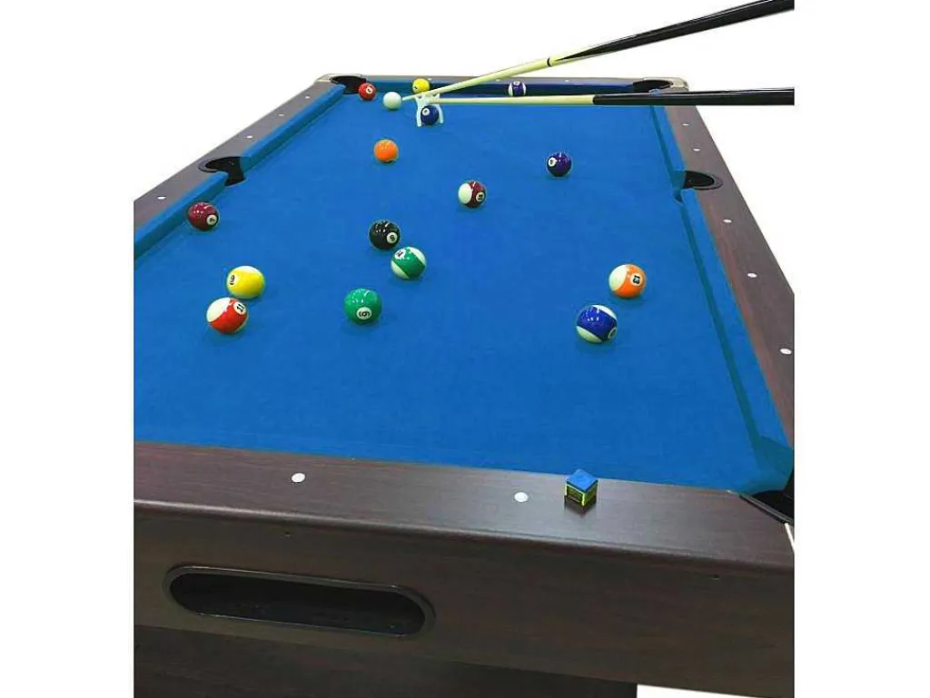 Biljarttafel 7 Voet Compleet Met Accessoires Iron Blue-ELITESHOPPING Outlet
