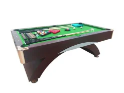 Biljarttafel 8 Voet Modern Compleet Met Accessoires Poseidon-ELITESHOPPING Outlet