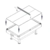 Biljarttafel 7 Voet Multi-Games Met Tennistafel Falcon-ELITESHOPPING Online