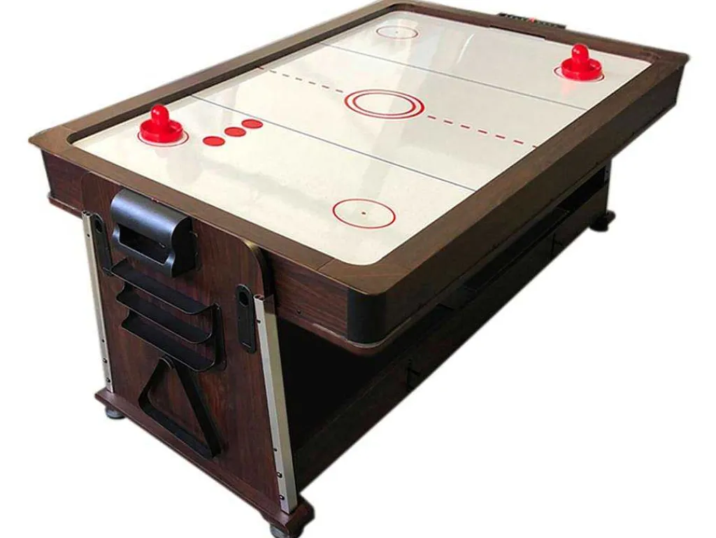 Biljarttafel 7 Voet Multi-Game Blauw Air Hockey + Tennistafel Stark-ELITESHOPPING Hot