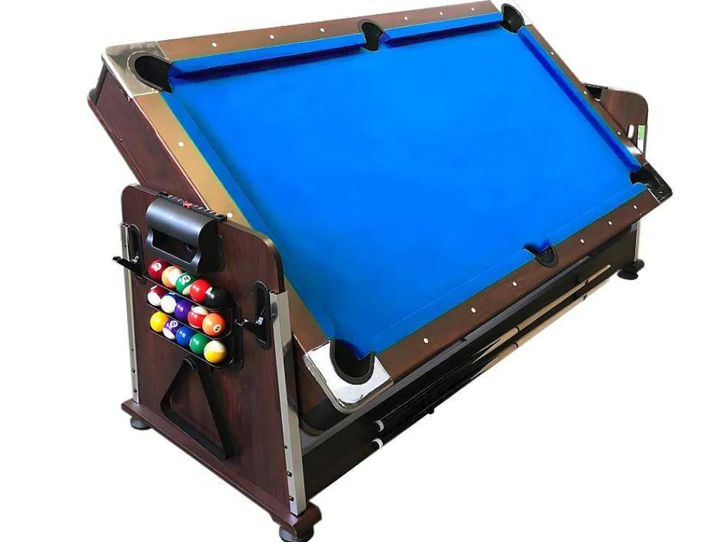 Biljarttafel 7 Voet Multi-Game Blauw Air Hockey + Tennistafel Stark-ELITESHOPPING Hot