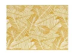 Binnen- Of Buitentapijt Bloemenmotief Curitiba - 150 X 200 Cm - Geel-OZAIA Discount