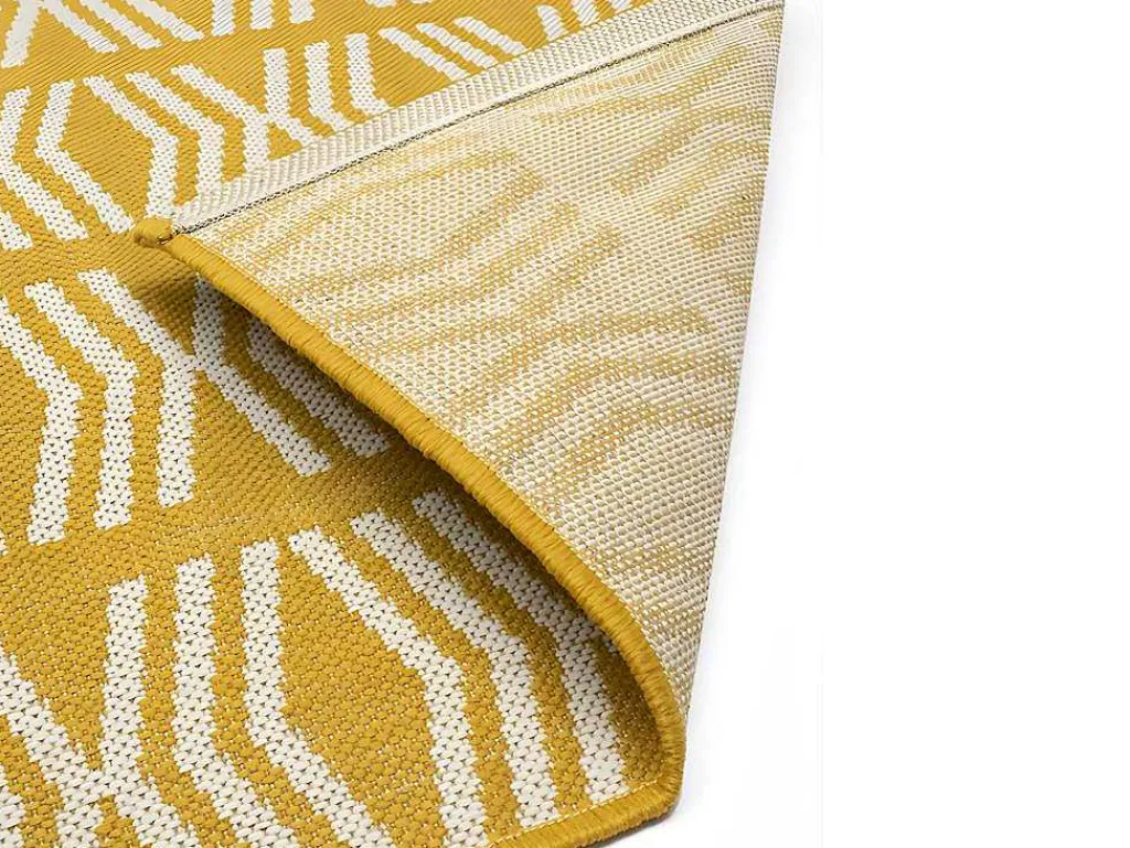 Binnen- Of Buitentapijt Etnische Stijl Grenada - 150 X 200 Cm - Geel-OZAIA Best