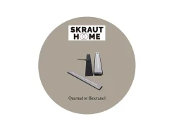 Bio-Ethanol Haard, 50 Cm, Bio-Ethanol Brander, Roestvrij Staal, Kratki Model-Skraut Home