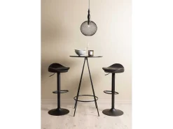 Bistro Barmeubelset Bartafel Zwart En 2 Adesto Barstoelen Zwart.-Vente-unique Hot