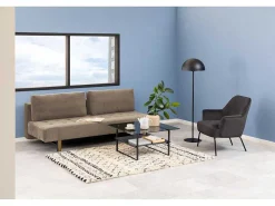 Blake Slaapbank Incl. 2 Kussens Beige, Rokerig.-Vente-unique Outlet