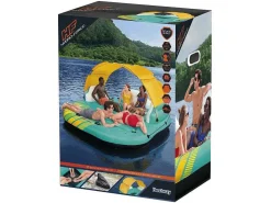 Blauw En Geel Opblaaseiland Met Afneembaar Zonnescherm - 291 X 265 Cm - Sunari Van-Bestway Online