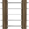 Boekenkast Met 5 Planken - Naturel En Wit - Zoryn-Vente-unique New