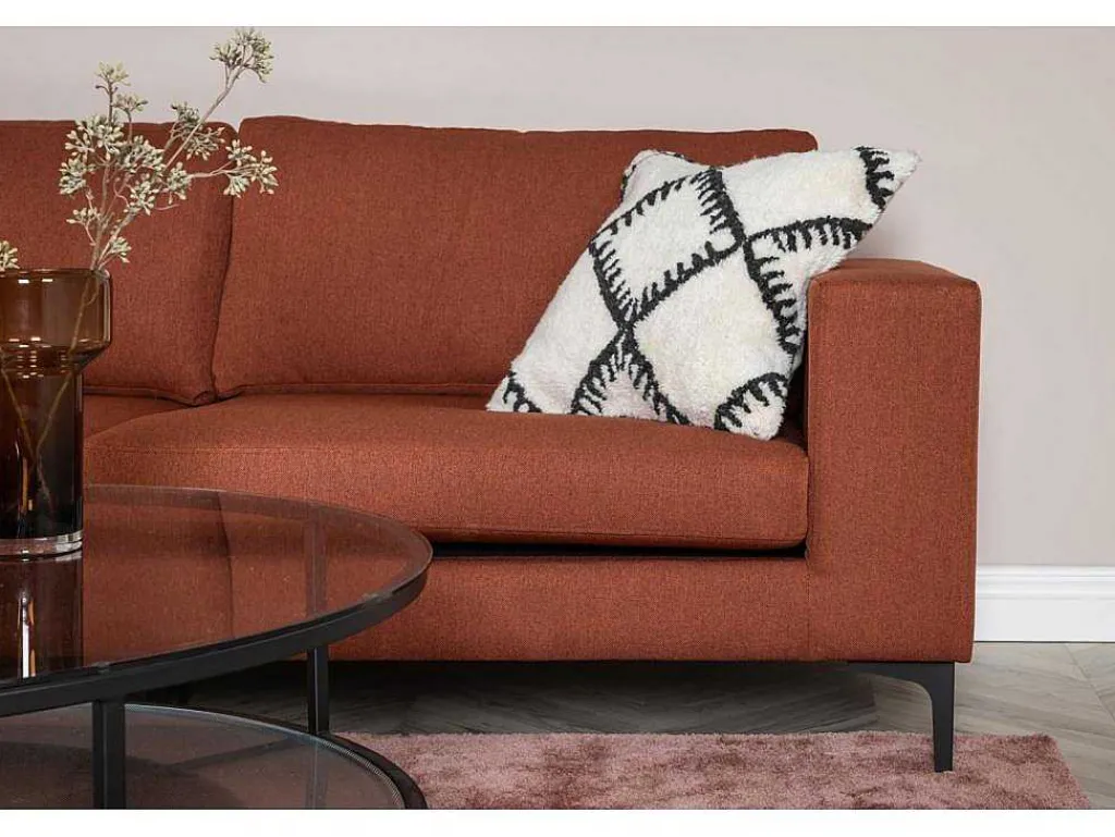 Bolero Bank 3 Persoons Rood.-Vente-unique Sale