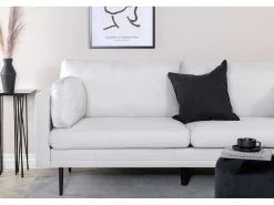 Boom Bank 3 Persoons Beige.-Vente-unique Outlet