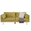 Boom Bank 3 Persoons Velours Groen.-Vente-unique Online