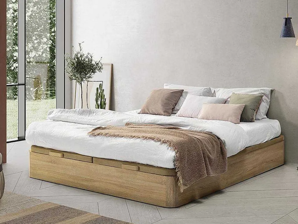 Boxspring 180 X 200 Cm - Licht Naturel - Hestia Van Ysmee-Ysmée New