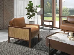 Bruine Leren Fauteuil 5113-Angel Cerda