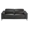 Bruine Leren 3-Zitsbank Met Relaxmechanisme 6051-Angel Cerda Outlet