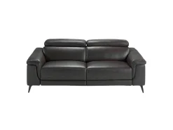 Bruine Leren 3-Zitsbank Met Relaxmechanisme 6051-Angel Cerda Outlet