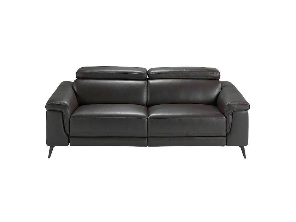 Bruine Leren 3-Zitsbank Met Relaxmechanisme 6051-Angel Cerda Outlet